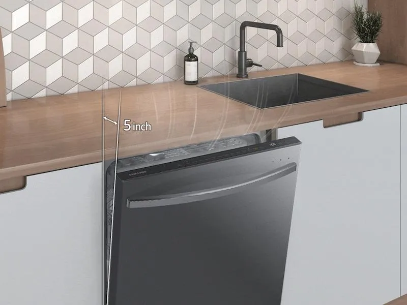 Samsung DW80B7071UG Smart 42Dba Dishwasher With Stormwash &#8482; And Smart Dry In Black Stainless Steel