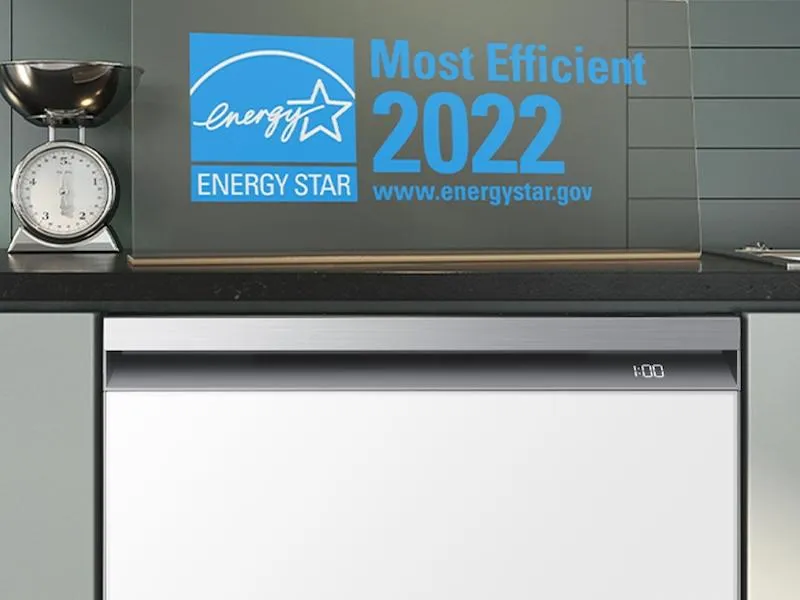 Samsung DW80BB707012 Bespoke Autorelease Smart 42Dba Dishwasher With Stormwash &#8482; And Smart Dry In White Glass