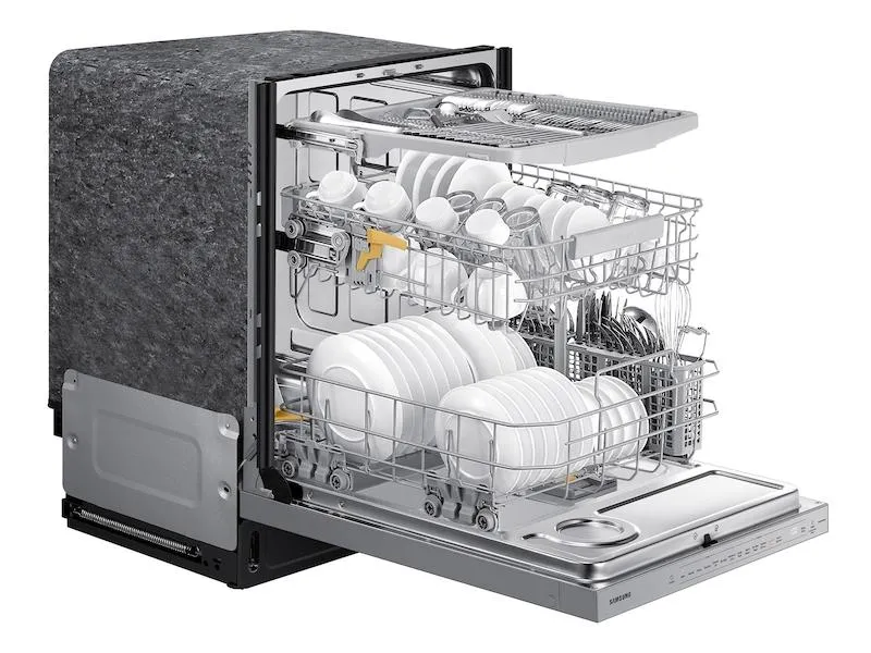 Samsung DW80BB707012 Bespoke Autorelease Smart 42Dba Dishwasher With Stormwash &#8482; And Smart Dry In White Glass