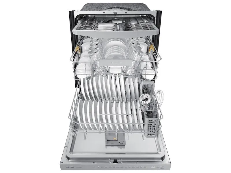 Samsung DW80CB545012 Bespoke Autorelease Smart 46Dba Dishwasher With Stormwash&#8482; In White Glass