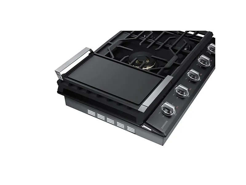 Samsung NA30N7755TG 30" Gas Cooktop With 22K Btu Dual Power Burner In Black Stainless Steel