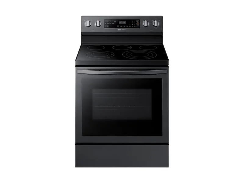 Samsung NE59R6631SG 5.9 Cu. Ft. Freestanding Electric Range With True Convection In Black Stainless Steel