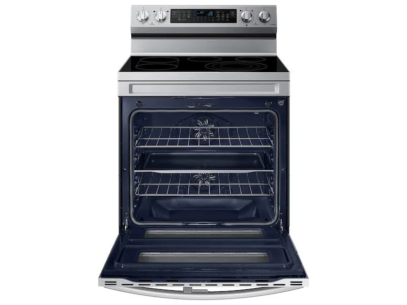Samsung NE63A6751SS 6.3 Cu. Ft. Smart Freestanding Electric Range With Flex Duo&#8482;, No-Preheat Air Fry & Griddle In Stainless Steel