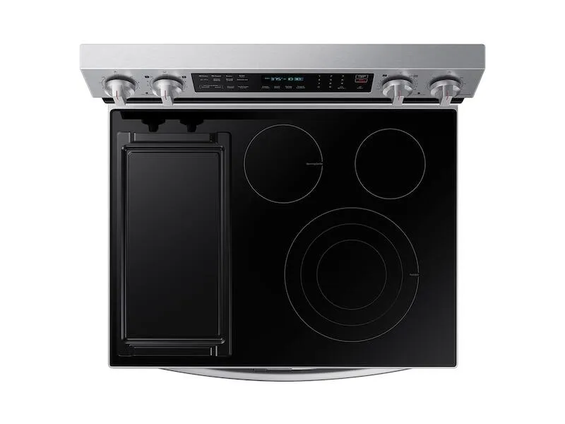 Samsung NE63A6751SS 6.3 Cu. Ft. Smart Freestanding Electric Range With Flex Duo&#8482;, No-Preheat Air Fry & Griddle In Stainless Steel