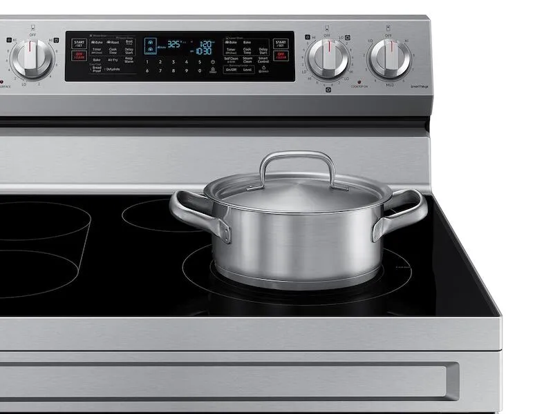 Samsung NE63A6751SS 6.3 Cu. Ft. Smart Freestanding Electric Range With Flex Duo&#8482;, No-Preheat Air Fry & Griddle In Stainless Steel