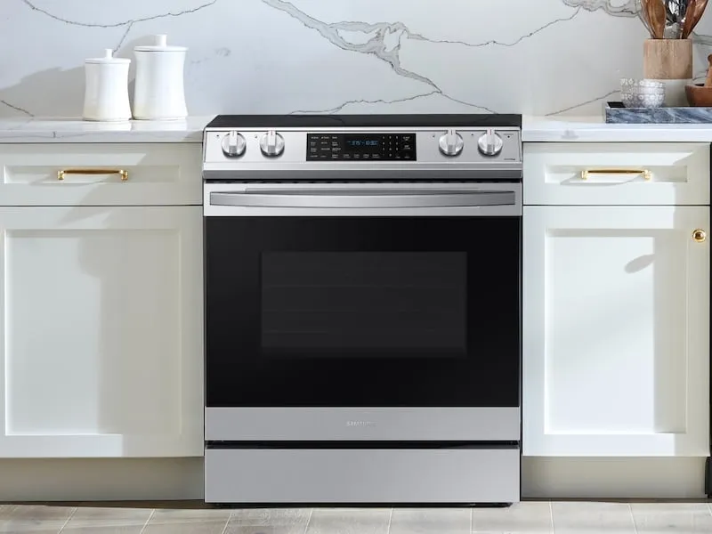 Samsung NE63T8511SS 6.3 Cu. Ft. Front Control Slide-In Electric Range With Air Fry & Wi-Fi In Stainless Steel