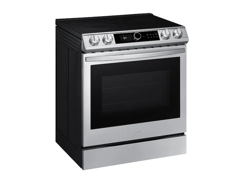 Samsung NE63T8711SS 6.3 Cu. Ft. Front Control Slide-In Electric Range With Smart Dial, Air Fry & Wi-Fi In Stainless Steel