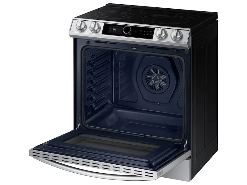 Samsung NE63T8711SS 6.3 Cu. Ft. Front Control Slide-In Electric Range With Smart Dial, Air Fry & Wi-Fi In Stainless Steel