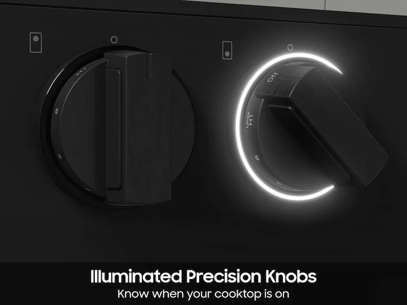 Samsung NSE6DG8700SR Bespoke 6.3 Cu. Ft. Smart Slide-In Electric Range With Smart Oven Camera & Illuminated Precision Knobs In Stainless Steel