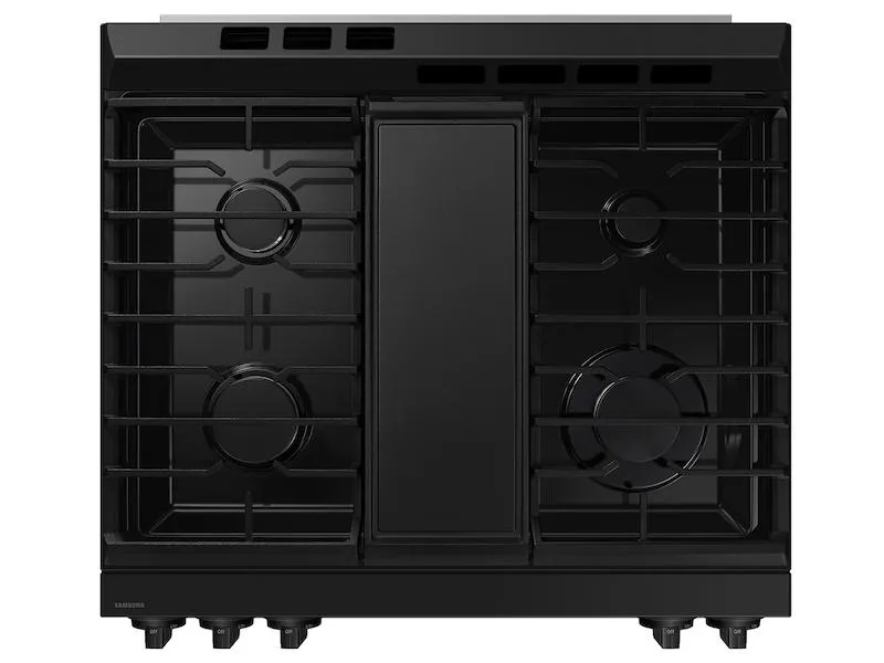 Samsung NSG6DG8300SR Bespoke 6.0 Cu. Ft. Smart Slide-In Gas Range With Air Fry & Precision Knobs In Stainless Steel