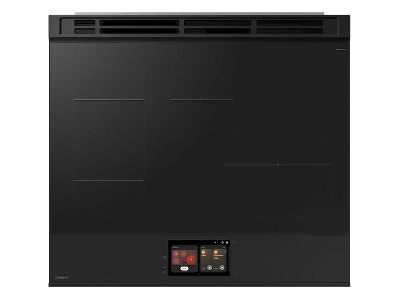 Samsung NSI6DG9900SR Bespoke Slide-In Induction Range 6.3 Cu. Ft. In Stainless Steel With Ai Hub&#8482; & Smart Oven Camera
