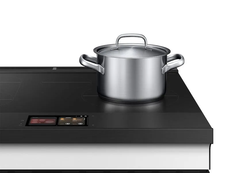 Samsung NSI6DG9900SR Bespoke Slide-In Induction Range 6.3 Cu. Ft. In Stainless Steel With Ai Hub&#8482; & Smart Oven Camera