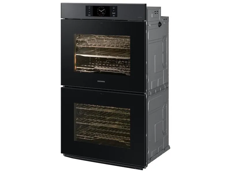 Samsung NV51CG700DMT Bespoke 30" Matte Black Steel Double Wall Oven With Ai Pro Cooking&#8482; Camera