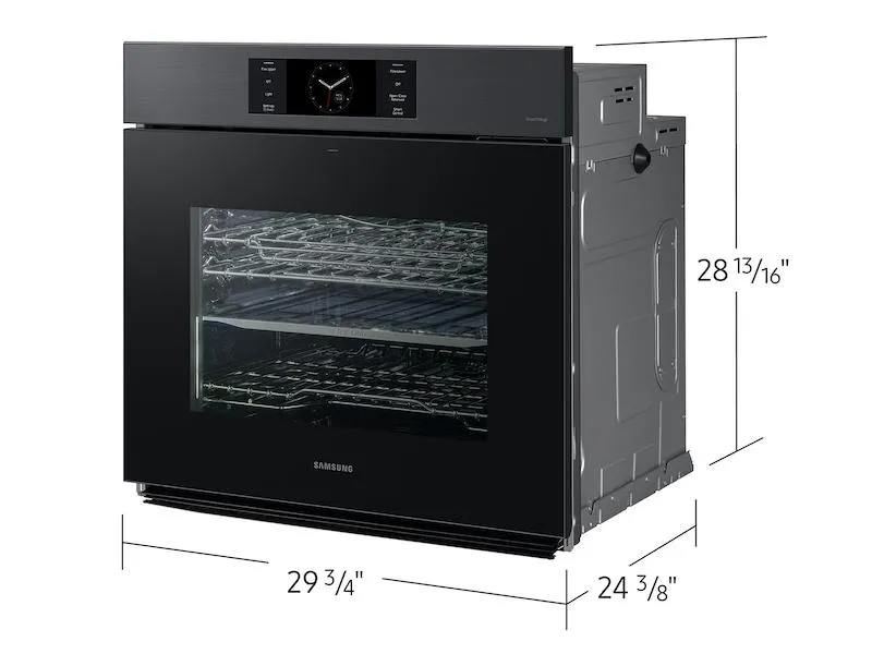 Samsung NV51CG700SMT Bespoke 30" Matte Black Single Wall Oven With Ai Pro Cooking&#8482; Camera
