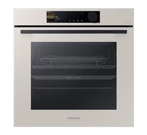 Samsung NV7B6675CAA/SP 76L Bespoke Built-In Oven with Dual Cook Steam NZ64B5067YY/SP 60cm Bespoke Induction Hob