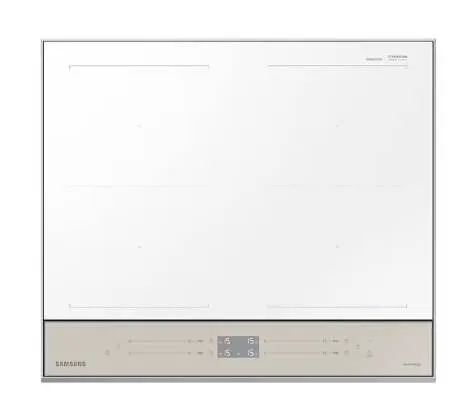 Samsung NV7B6675CAA/SP 76L Bespoke Built-In Oven with Dual Cook Steam NZ64B5067YY/SP 60cm Bespoke Induction Hob