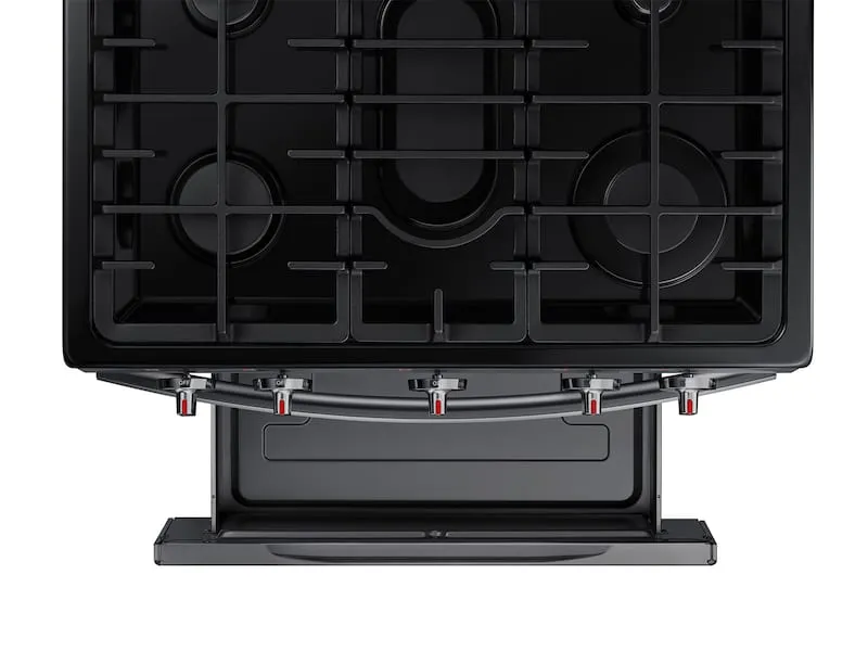 Samsung NX58R4311SG 5.8 Cu. Ft. Freestanding Gas Range In Black Stainless Steel