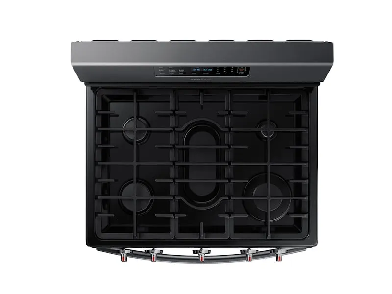 Samsung NX58R4311SG 5.8 Cu. Ft. Freestanding Gas Range In Black Stainless Steel
