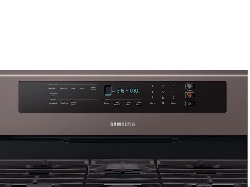 Samsung NX58R6631ST 5.8 Cu. Ft. Freestanding Gas Range With True Convection In Tuscan Stainless Steel