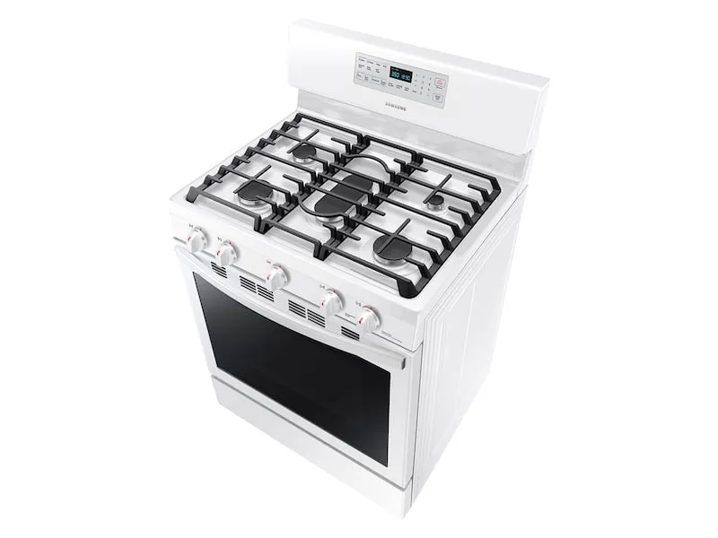 Samsung NX58T5601SW 5.8 Cu. Ft. Freestanding Gas Range With Convection In White