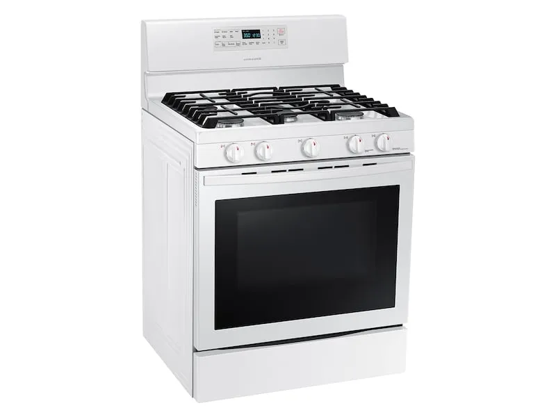 Samsung NX58T5601SW 5.8 Cu. Ft. Freestanding Gas Range With Convection In White