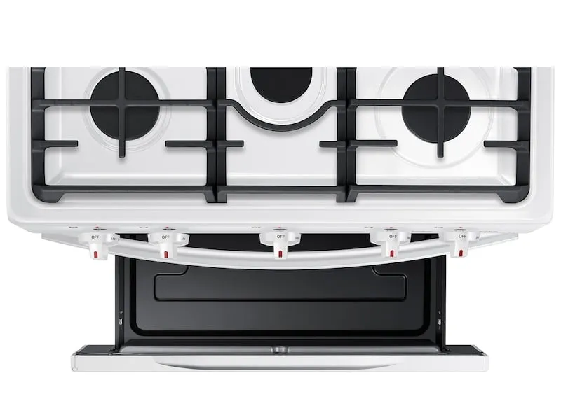 Samsung NX58T5601SW 5.8 Cu. Ft. Freestanding Gas Range With Convection In White