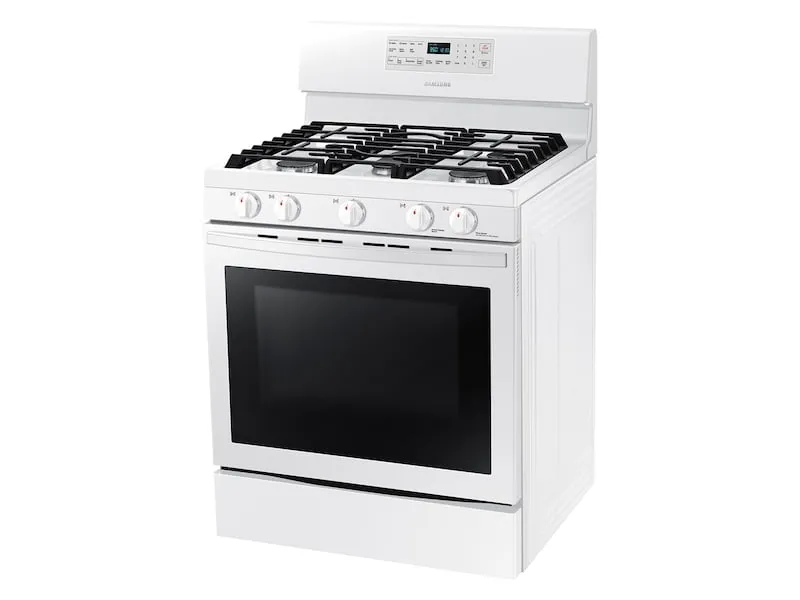 Samsung NX58T5601SW 5.8 Cu. Ft. Freestanding Gas Range With Convection In White