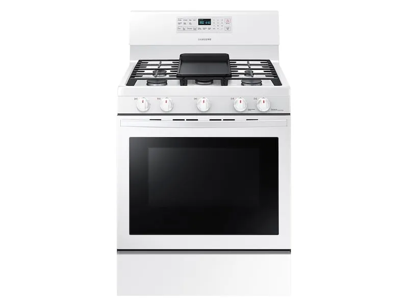 Samsung NX58T5601SW 5.8 Cu. Ft. Freestanding Gas Range With Convection In White