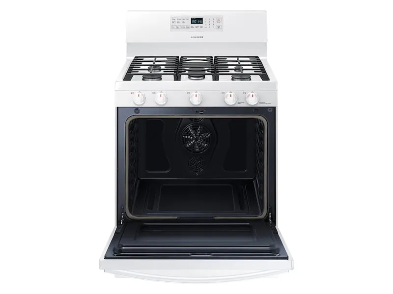 Samsung NX58T5601SW 5.8 Cu. Ft. Freestanding Gas Range With Convection In White