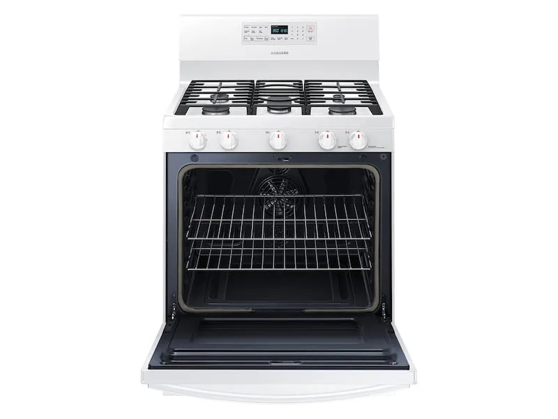 Samsung NX58T5601SW 5.8 Cu. Ft. Freestanding Gas Range With Convection In White