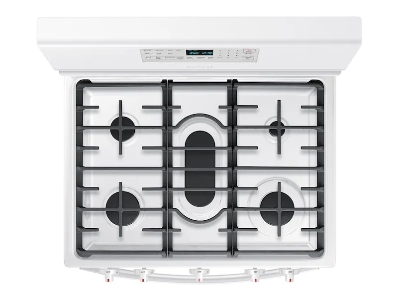 Samsung NX58T5601SW 5.8 Cu. Ft. Freestanding Gas Range With Convection In White