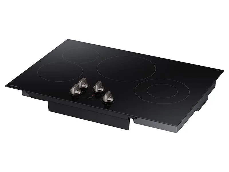 Samsung NZ30FG5332RK 30" Electric Energy Star Certified Cooktop With 4 Elements In Black