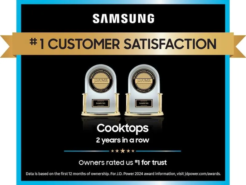 Samsung NZ30FG5332RK 30" Electric Energy Star Certified Cooktop With 4 Elements In Black