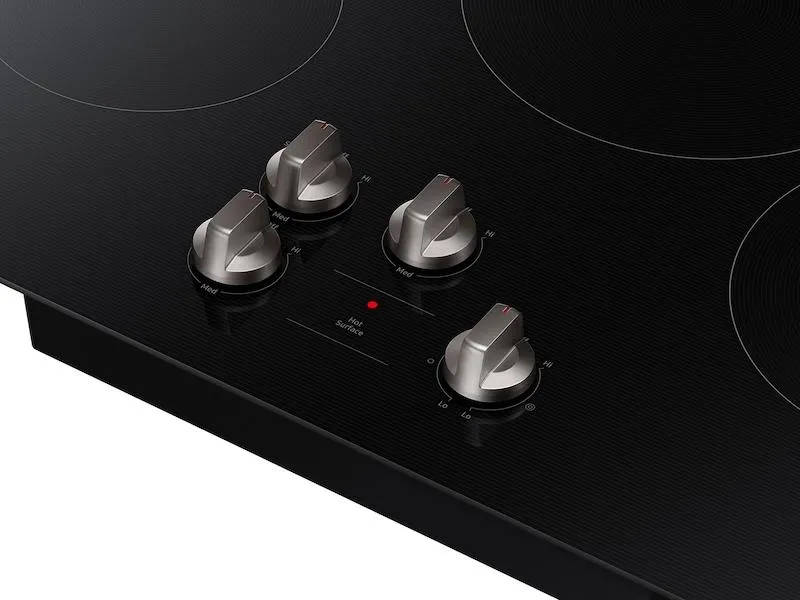 Samsung NZ30FG5332RK 30" Electric Energy Star Certified Cooktop With 4 Elements In Black