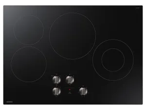 Samsung NZ30FG5332RK 30" Electric Energy Star Certified Cooktop With 4 Elements In Black