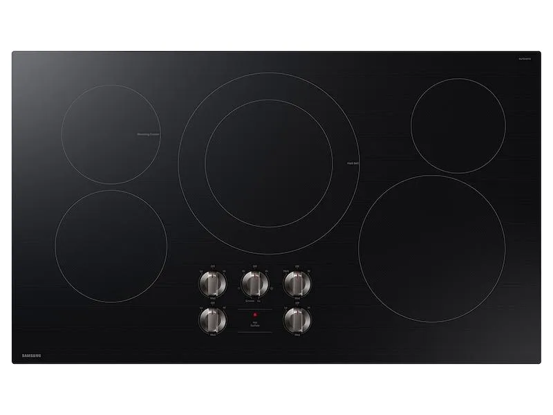 Samsung NZ36FG5332RK 36" Electric Energy Star Certified Cooktop With 5 Elements In Black