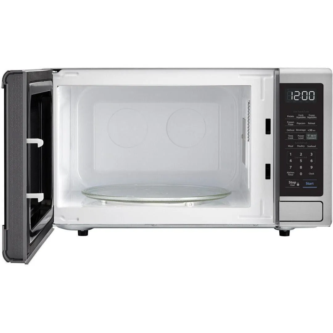 Sharp 1.1 cu. ft. 21 in. Countertop Microwave with Alexa-Enabled Controls in Stainless Steel (SMC1139FS)