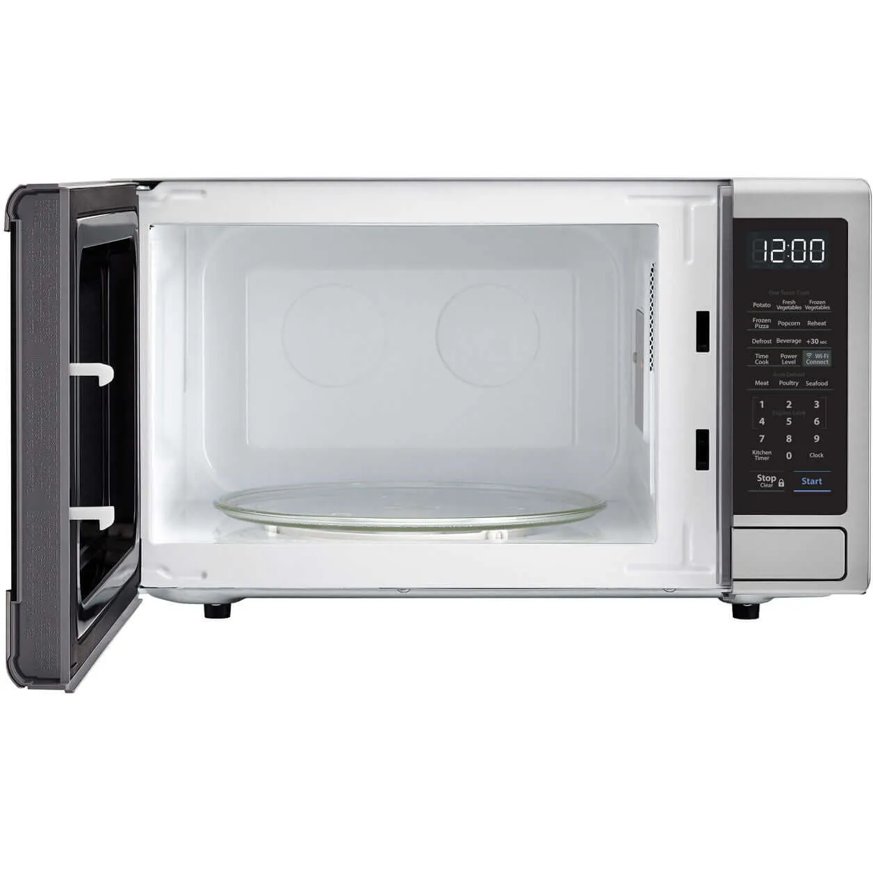 Sharp 1.1-Cu. Ft. 21 in. Countertop Microwave with Alexa-Enabled Controls in Stainless Steel (ZSMC1139FS)