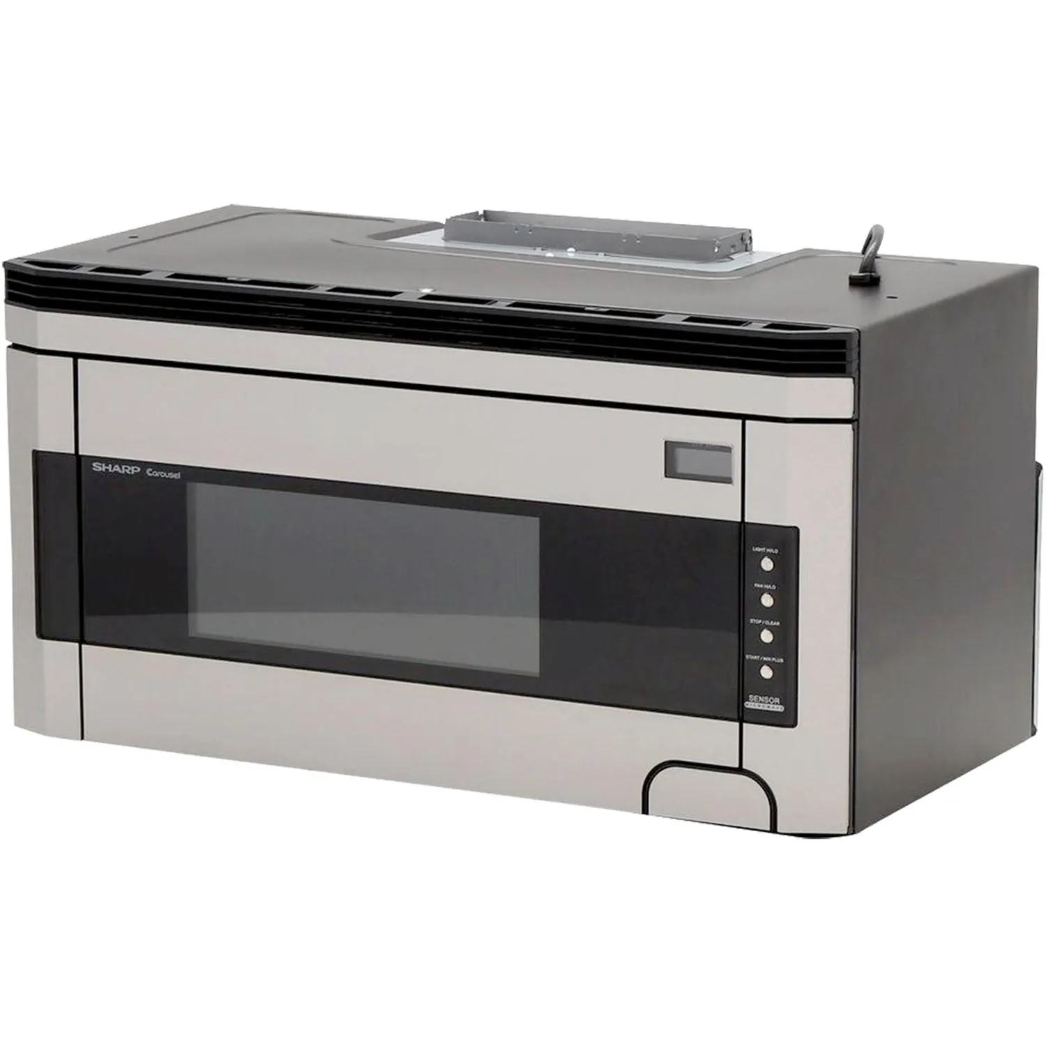 Sharp 1.5 cu. ft. 1000W 30 in. Over-the-Range Microwave Oven with Concealed Control Panel in Stainless Steel (R1514T)