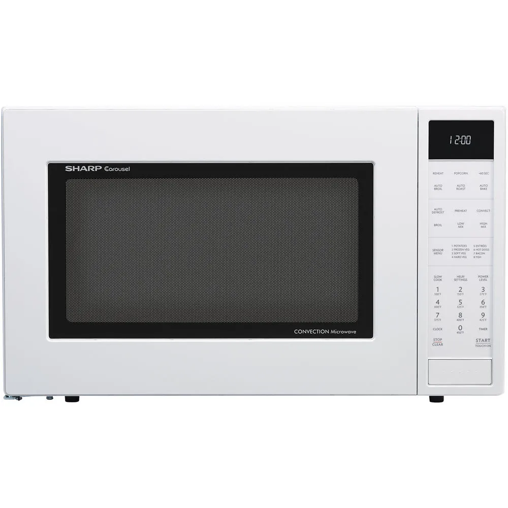 Sharp 1.5 cu. ft. 900W 25 in. Convection Microwave Oven with Color Options (SMC1585)