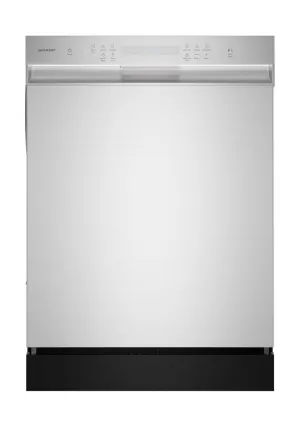 Sharp SDW6506JS 24 In. Slide-In Stainless Steel Hybrid 49 Db Dishwasher