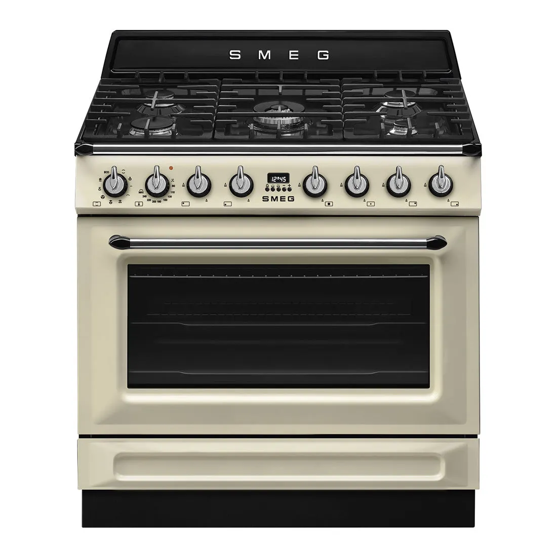 Smeg 90cm Victoria Duel Fuel MF Freestanding Cooker Cream
