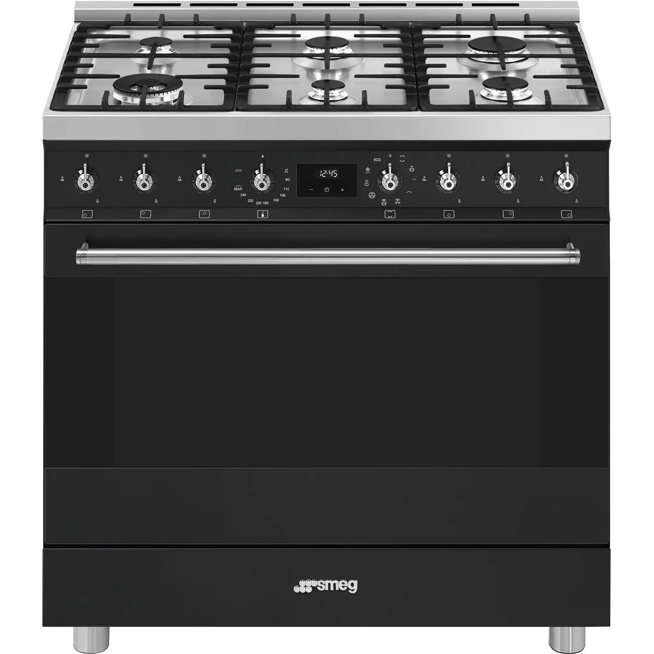 Smeg Classic Freestanding Cooker 90cm Matte Black