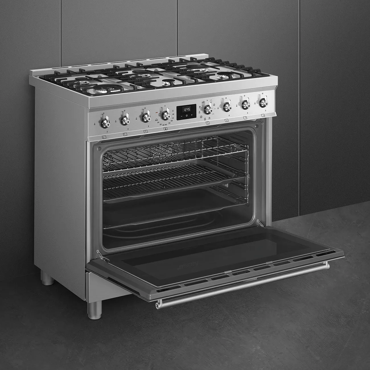 Smeg Classic Freestanding Cooker 90cm Stainless Steel