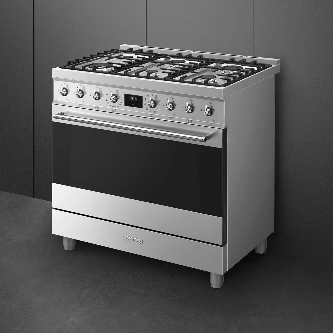 Smeg Classic Freestanding Cooker 90cm Stainless Steel