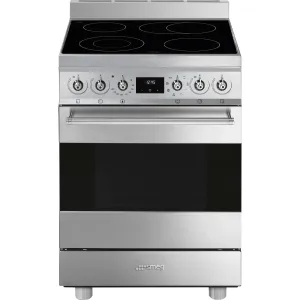 Smeg Classic Freestanding Cooker with Ceramic Cooktop 60cm Stainless Steel