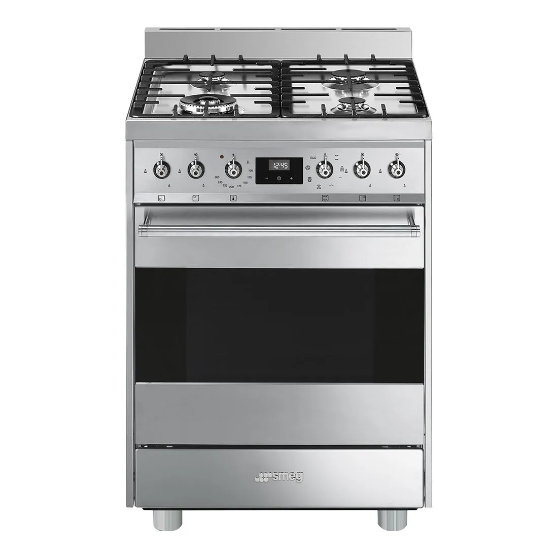 Smeg Classic Freestanding Dual Fuel Cooker Stainless Steel 60cm