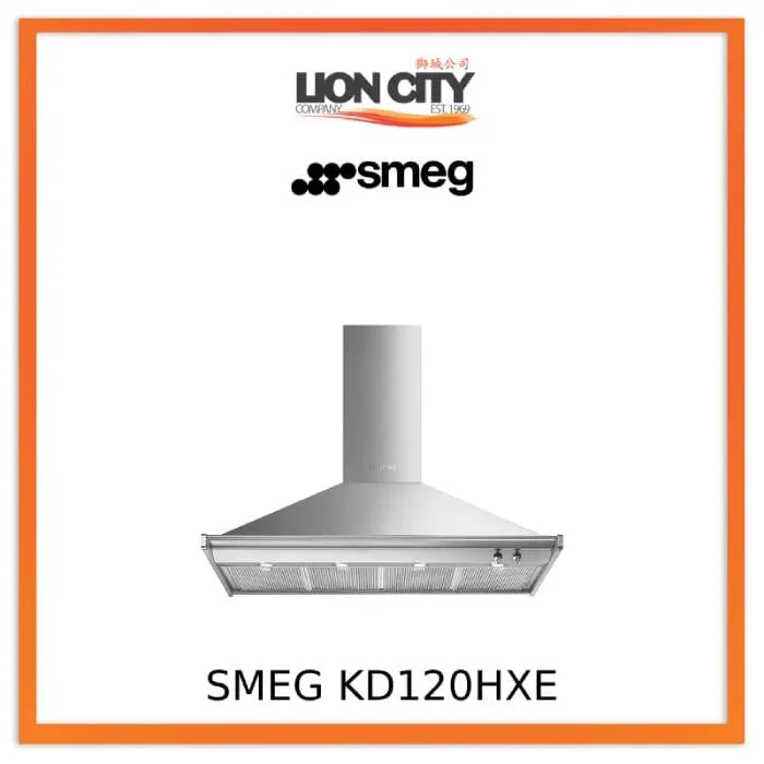 Smeg KD120HXE Decorative wall hood 120 cm Classica Aesthetic