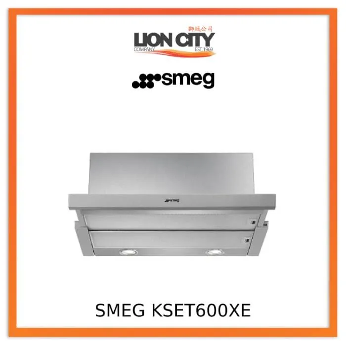 Smeg KSET600XE 60 cm Integrated (semi) hood