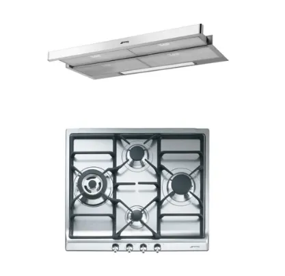 Smeg KSET6XE2   SER60SGH3 Hood & Hob Bundle
